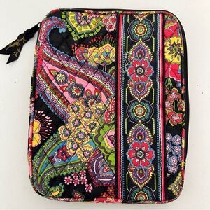 Vera Bradley Tablet Sleeve Symphony in Hue Paisley Quilted Zippered Cover